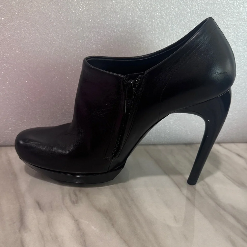 Balenciaga Sleek Black Ankle Booties size 7.5